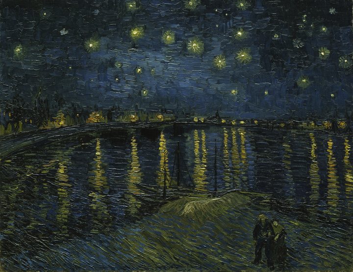 Van Gogh — Starry Night Over the Rhone
