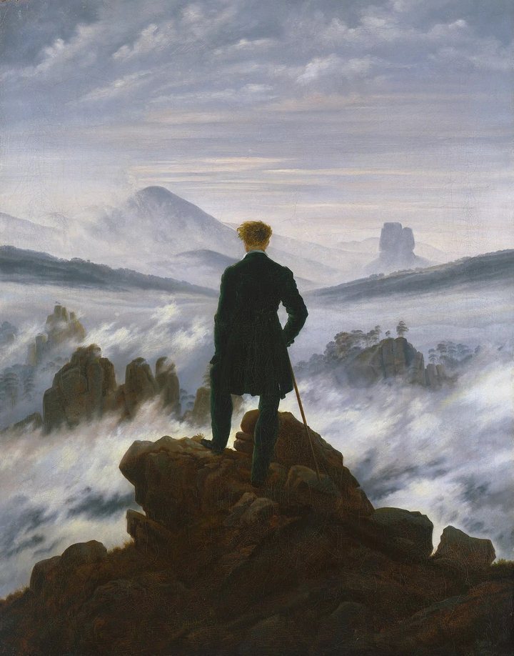 Caspar David Friedrich — Wanderer above the Sea of Fog